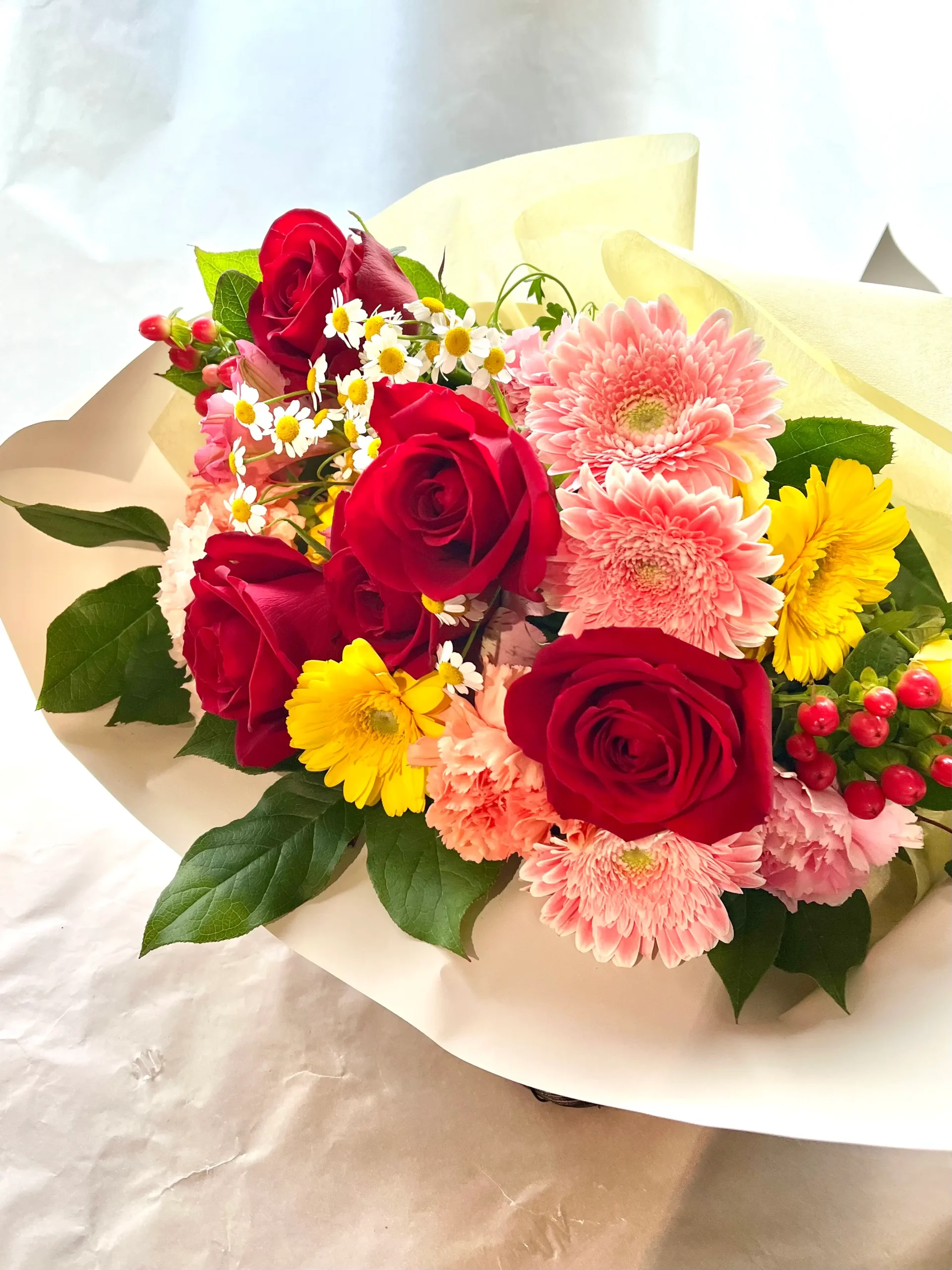 札幌の花屋 彩生堂の母の日花束ミックス