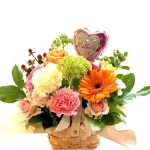 【限定30個】お母さんありがとうミックスバスケットアレンジ小