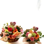 【限定30個】お母さんありがとうミックスバスケットアレンジ小