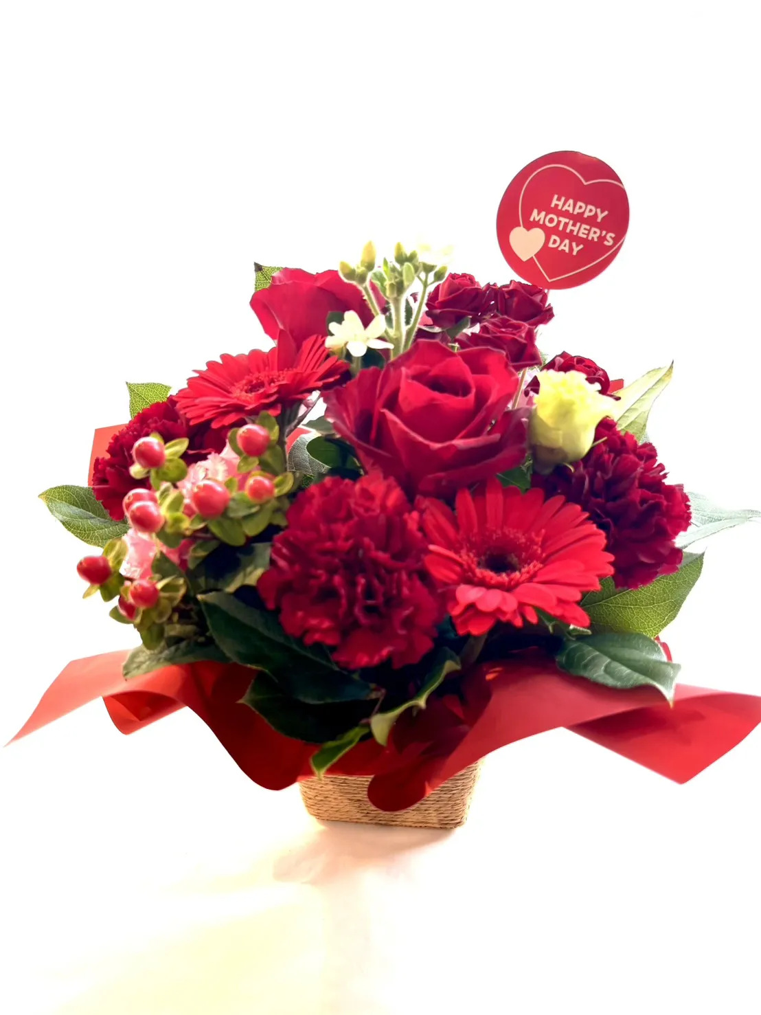 お母さんありがとうハートフルアレンジ　