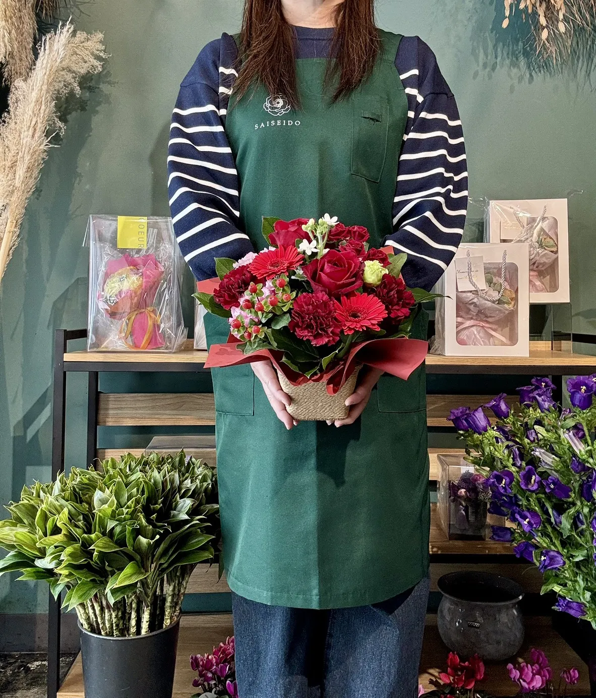 お母さんありがとうハートフルアレンジ　