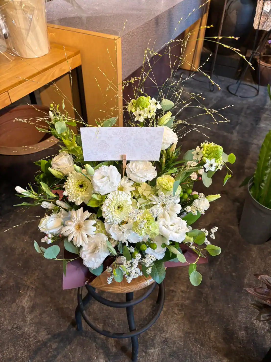 【開店祝い】9月8日にお届けしました🌸