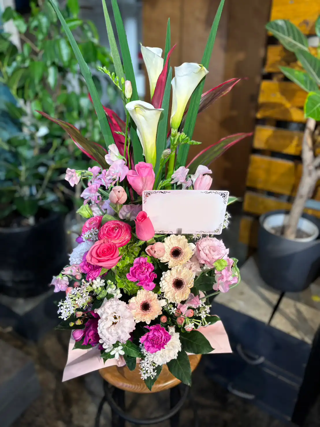 【開業祝】2月3日にお届けしました🌸