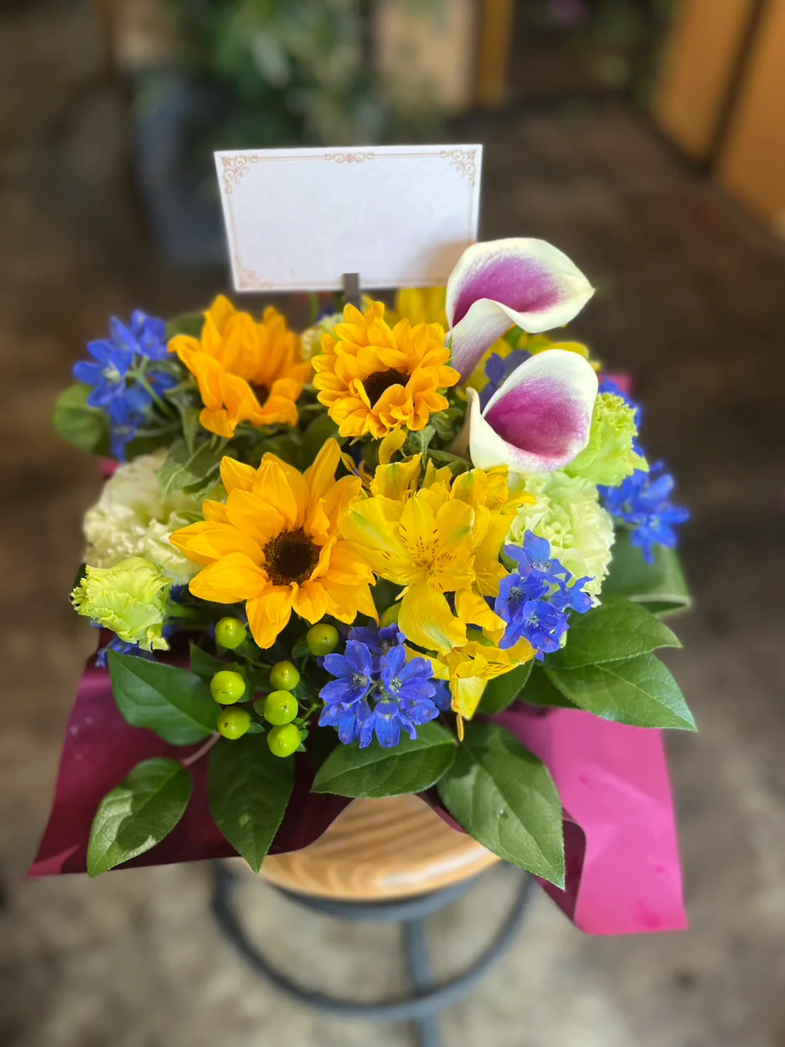 【退職祝い】4月1日にお届けしました🌸